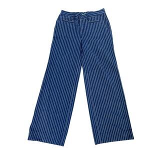 Vintage Lauren Ralph Lauren Y2K Pinstripe Wide-Leg Pants